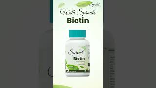 Make Sprowt Biotin part of your daily regimen for healthier looking#myupchar #sprowt #hair #biotin