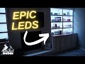 Installing LED's Lights On Living Room Built-Ins Tutorial - Living Room Reno Part 2