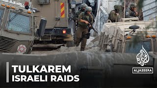 Israeli raid in Tulkarem in the occupied West Bank has entered its second day