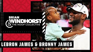 What LeBron's contract could mean for playing with Bronny | The Hoop Collective
