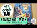 BJU 4 MATH CURRICULUM FLIP THROUGH || GRADE 4 MATH