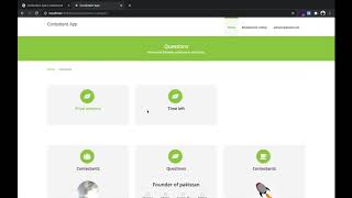 Questionnaire web app - Node JS, Mongo DB, EJS, CSS