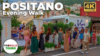 Positano Evening Walk: 4K 60fps Italian Beauty - with Captions