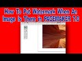 How to put water mark when an page image is there in Pagemaker 7.0 in hindi