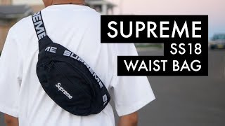 supreme waist bag fake vs real