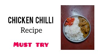 Chicken 🍗 Chilli recipe tasty and delicious 😋