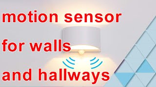 installing a modern LED light with motion sensor. perfect for the hallways or even closets