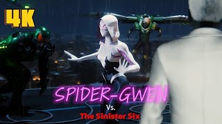 4K!! Spider-gwen Gets Beaten up by Sinister Six