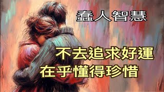 💙蠢人智慧：不去追求好運·在乎懂得珍惜     ～張瑞新￼