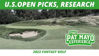 2023 US Open Golf Picks, Research, Betting Odds, Course Preview, Cash Giveaway | 2023 DFS Golf Picks
