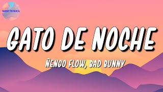 🎵 Ñengo Flow, Bad Bunny - Gato de Noche | Christian Nodal, Rauw Alejandro (Letra\Lyrics)