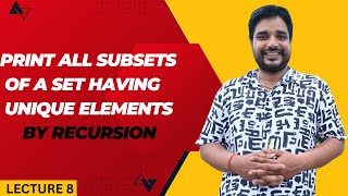 2.8 Print All Subsets Of a Set Using Recursion || Print All Subsequences of a String Using Recursion