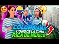 Colombiana conoce la zona rica de México 🇲🇽 ME ASOMBRÉ 😮