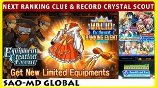 The Next Ranking Event's Clue \u0026 Record Crystal Scout (SAOMD Memory Defrag)