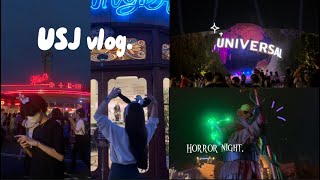 vlog |  USJ vlog🌎ホラーナイト🧙‍♀️💜初のUSJ楽しすぎた✨🧌