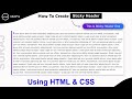 CSS Sticky Header | How to make sticky header using html css | @uiuxpro