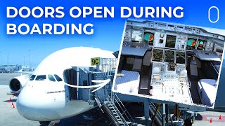Why Cockpit Doors Are Open During Boarding