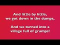 Grumpy lyrics