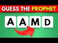Guess The Prophets and Sahabas By Scrambled Letters | Islam Quiz