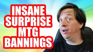 Surprise MTG Ban Announcements OBLITERATES multiple formats - So Many Unexpected Card Bans!