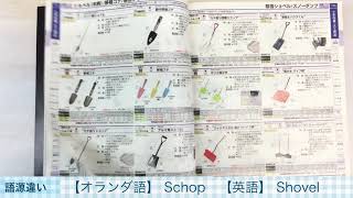 【動画No.0939】豆知識「スコップ」と「ショベル」の違いは