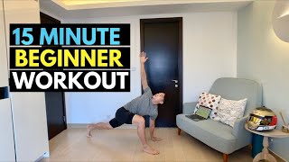 15 Minute BEGINNER Full Body Workout (Low Impact) | Weiron Tan