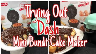 HOW TO USE THE MINI BUNDT CAKE MAKER FROM DASH ~ So Easy and Super Fun!