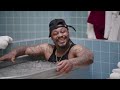 Marshawn Lynch Shows Kevin Hart Beast Mode In The Cold Tubs  Cold as Balls  Laugh Out Loud Network
