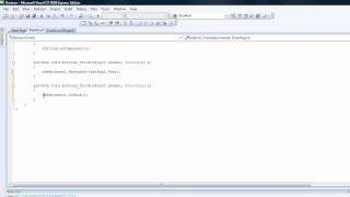 Tutorial (C# 2008) - How to create a basic Web Browser.