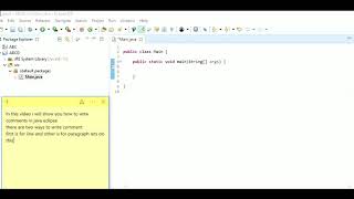 How to write comments in java eclipse | Two ways to write comments in java | Quick Errors