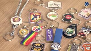 How to make keyrings with C-50 machine?