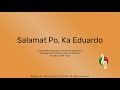 Salamat Po, Ka Eduardo