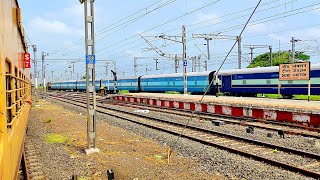 Daund Junction || Kazipet Hadapsar Express Train Arrival Departure Daund Railway Station | दौंड