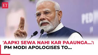 PM Modi apologises to senior citizens of Delhi and West Bengal, 'Aapki Sewa Nahi Kar Paaunga…'