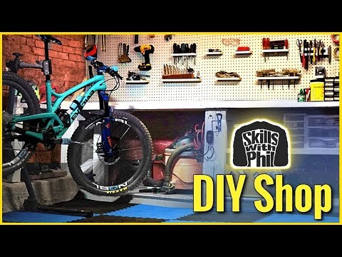 Building a bike workshop in our basement | Skills with Phil Building a bike workshop in our basement | Skills with Phil