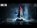 3-Minute Rocket Launch Countdown Timer 🚀⏱️ | Start & End Notification + Ticking Sound