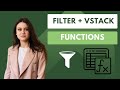Filter Across Multiple Sheets and Combine Results in Separate Sheet with FILTER and VSTACK Functions