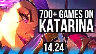 KATARINA vs VIKTOR (MID) | 5/0/1, 700+ games | VN Challenger | 14.24