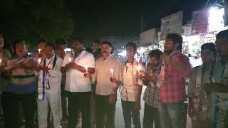 Ysrcp candle nirasana in udayagiri leader sidha yadav