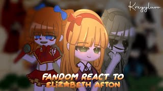 Fandom React To Each Other [Elizabeth Afton] ☆ (3/6) ☆ Credits On Description ☆