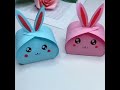 make bunny gift box diy cute paper box tutorial