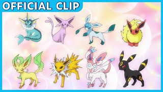Eevee and Its Evolutions! | Pokémon Master Journeys: The Series | Official Clip