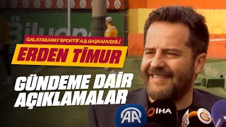 🔴 Galatasaray Sportif A.Ş. Başkanvekili Erden Timur, basın mensuplarının sorularını yanıtladı