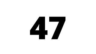 47 Second Countdown Timer White Screen With Sound Effect