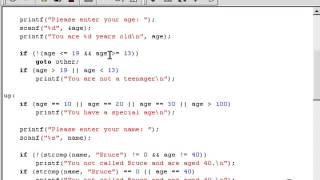 0408 C programming goto Statement
