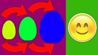 Learn colors with Surprise Eggs for Children kids Song Toddlers Egg Baby new learn colours Animation