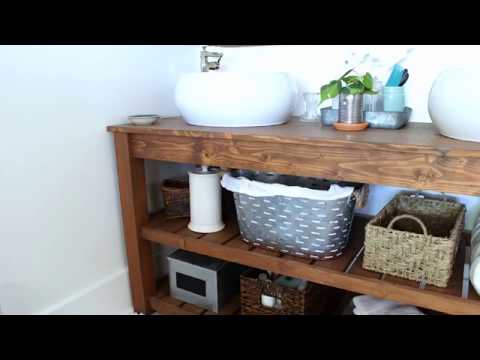 Open Shelf Bathroom Vanity Open Shelf Bathroom Vanity