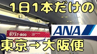 誰が乗るの？ 1本だけ設定されてる特殊な東京→大阪便に搭乗‼︎