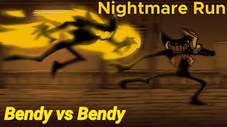 Nightmare Run: Bendy vs Bendy FNF - #indiecrossvsindiecross
