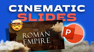 Cinematic presentations in POWERPOINT 🤯 Step-by-step